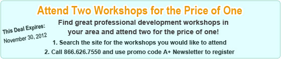 TWO Workshops for the Price of ONE